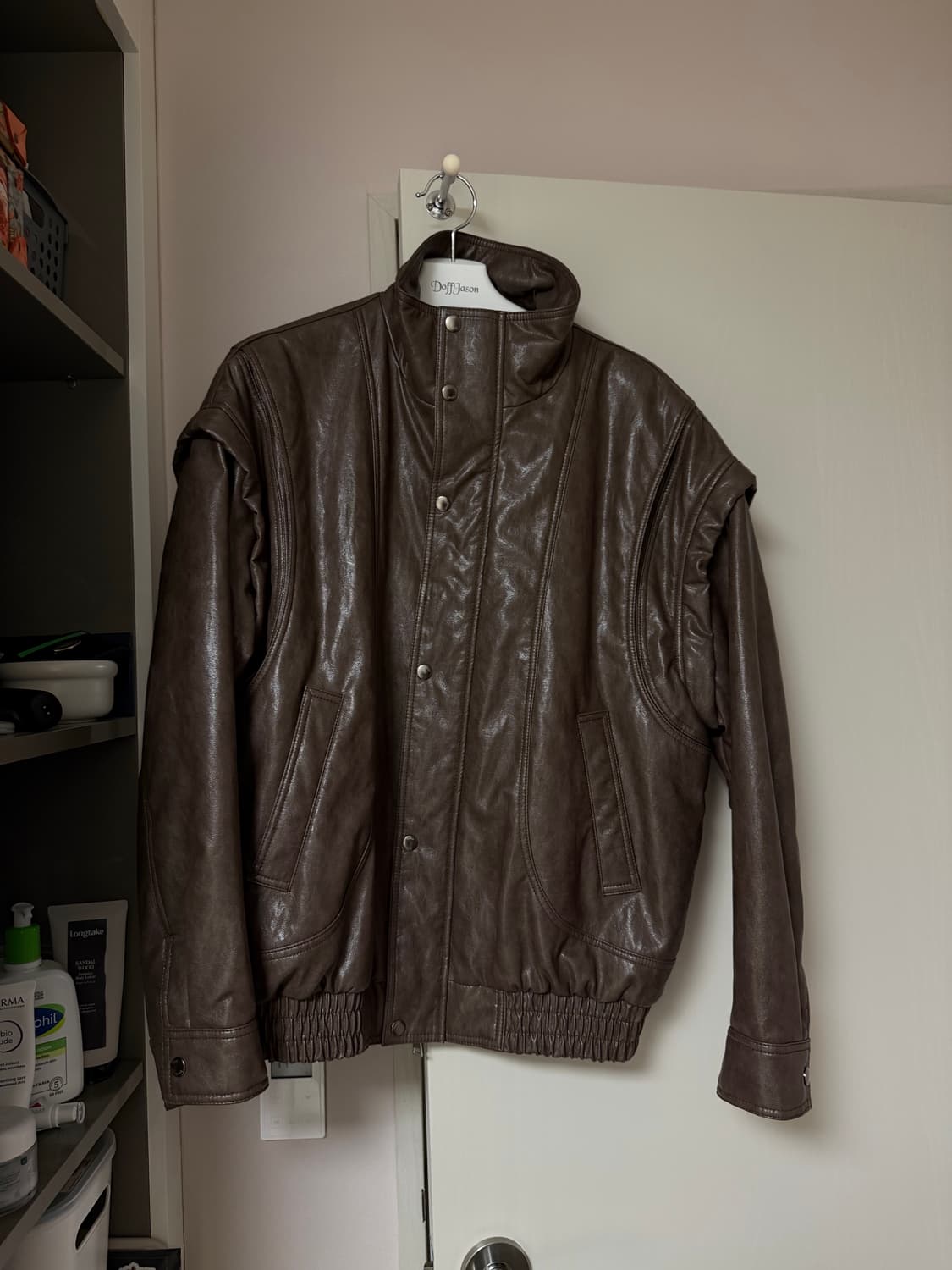 아비에무아 레더자켓 브라운 사이즈2(남여공용) 상품이미지5