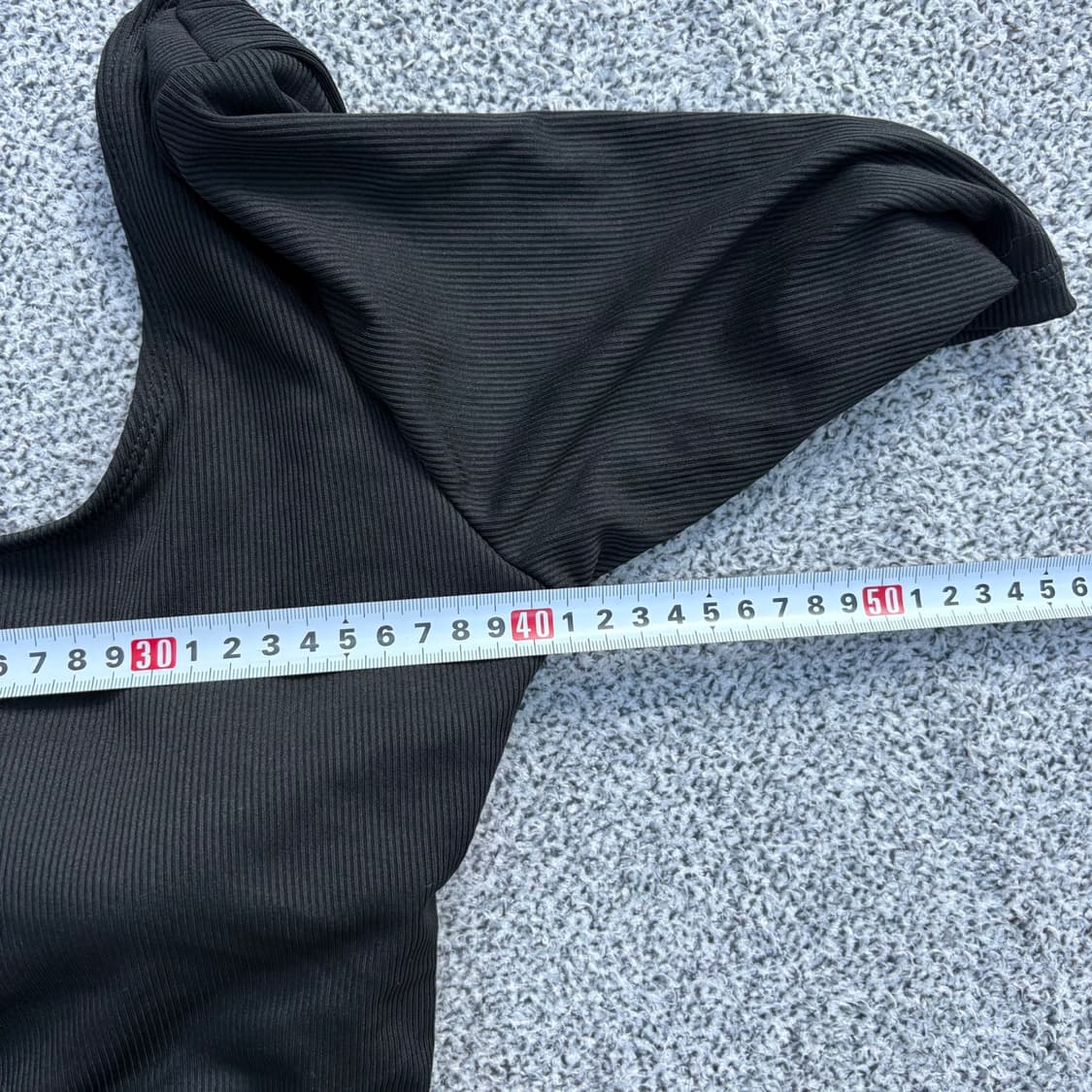 실측확인 빈티지 스퀘어넥 반팔 수영복 0608J2 상품이미지4