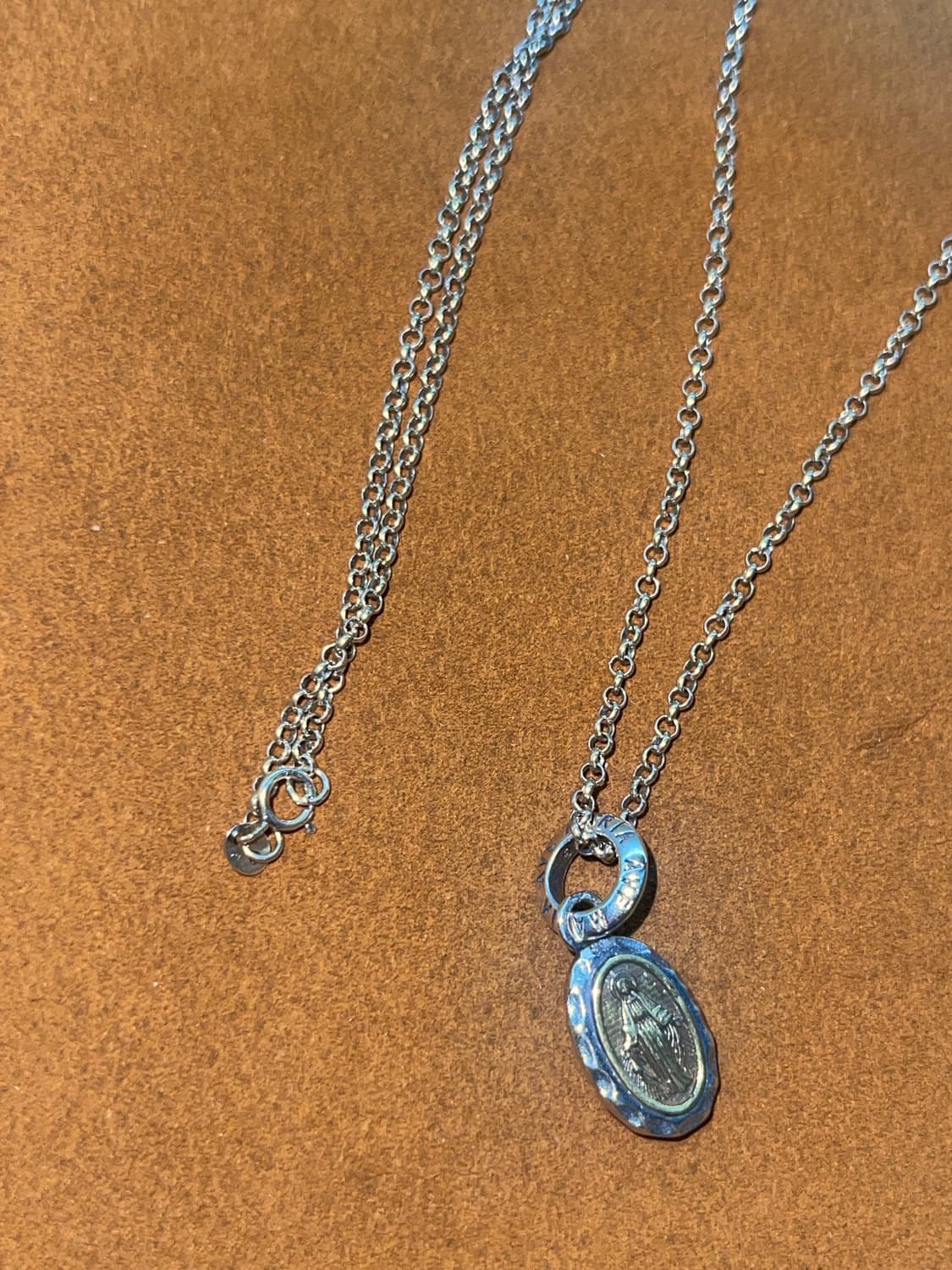 실버925 빈티지 마리아목걸이 50cm 상품이미지2