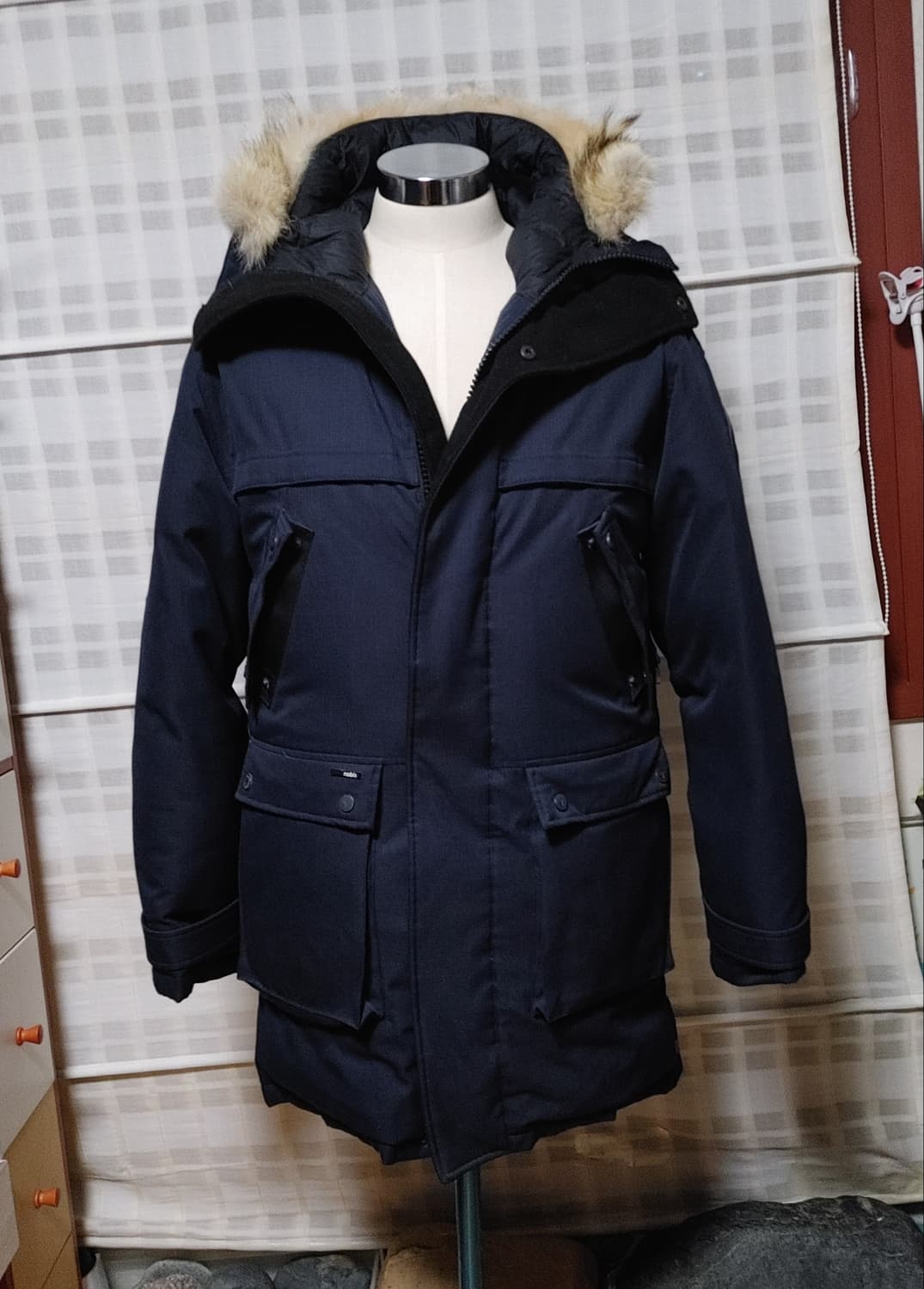 (nobis) 노비스 야테시 네이비 패딩 점퍼 S (95~100) 상품이미지1