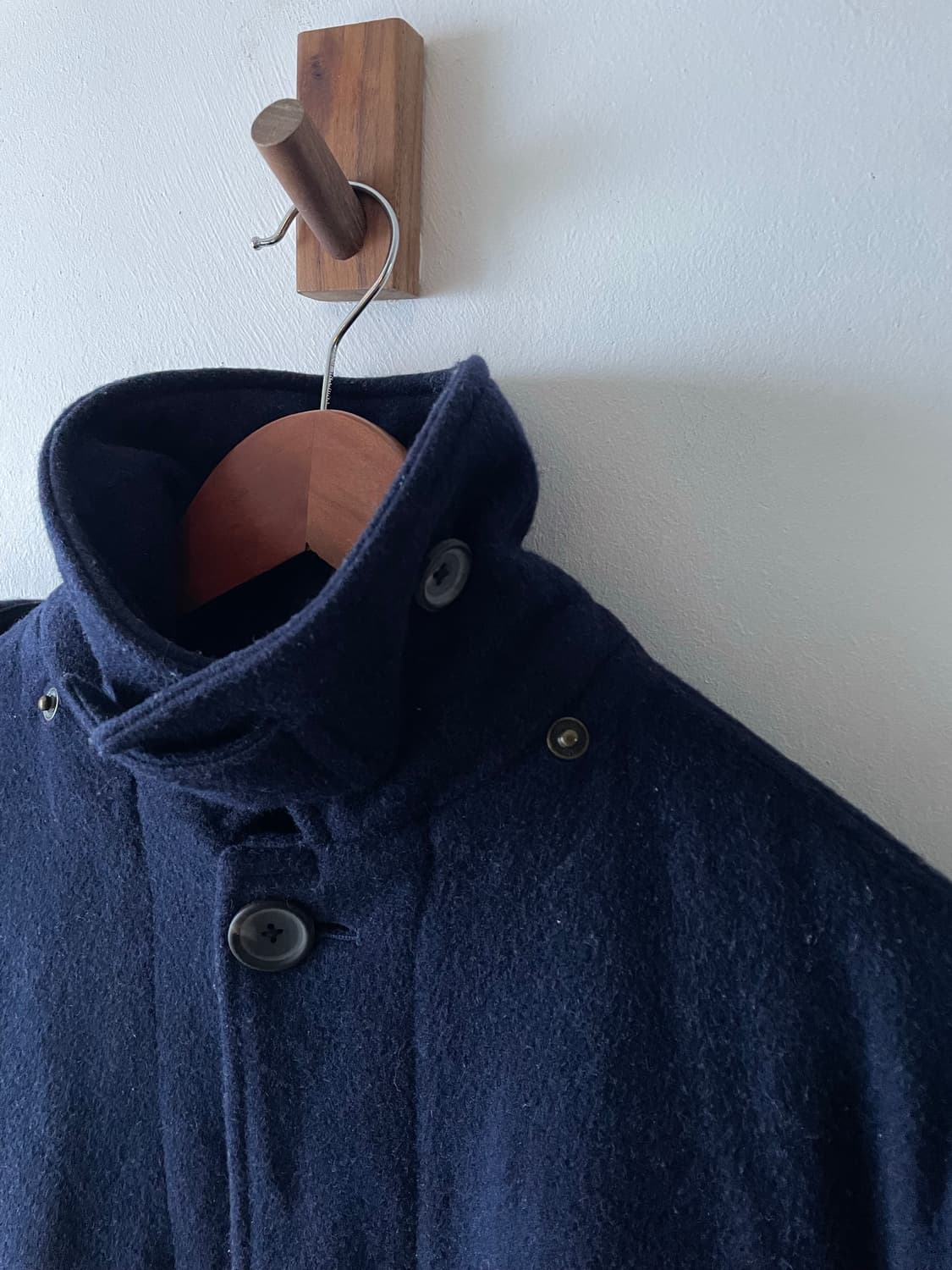 90-00's Vintage Polo Melton Wool Coat 상품이미지4