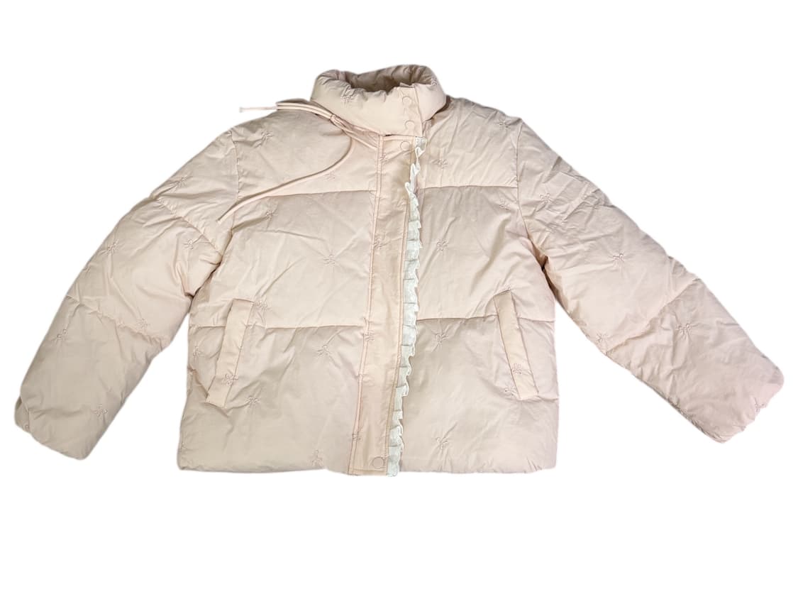 새상품 / 핑크 리본 패딩  상품이미지1