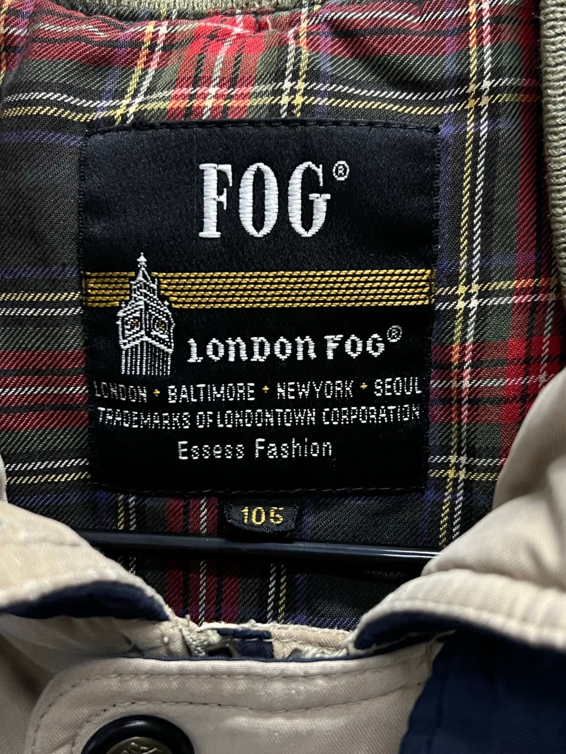 런던포그 빈티지 사파리 자켓 (내피패딩포함) 상품이미지5