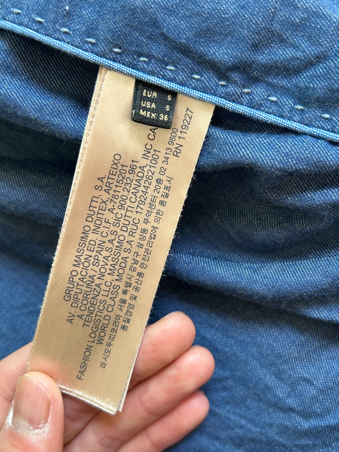 마시모두띠 사선지퍼 가죽자켓 상품이미지3