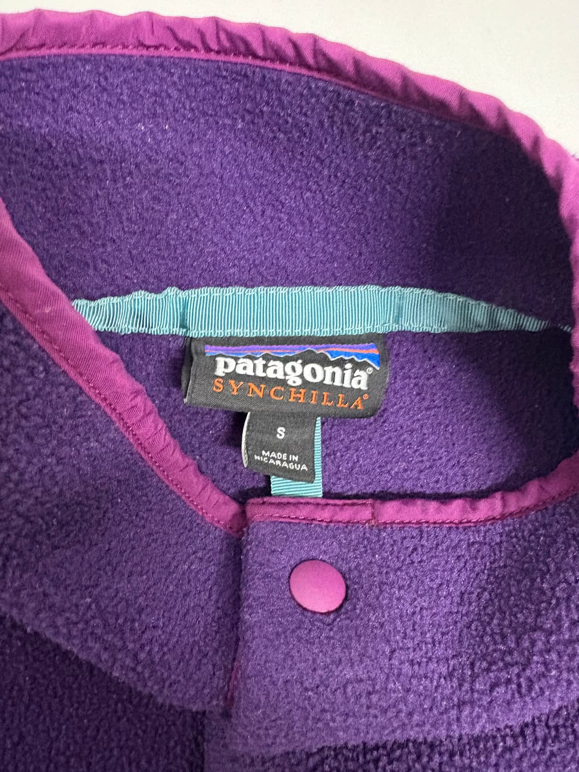 빈티지 파타고니아 신칠라 스냅티 퍼플 우먼즈S 상품이미지5