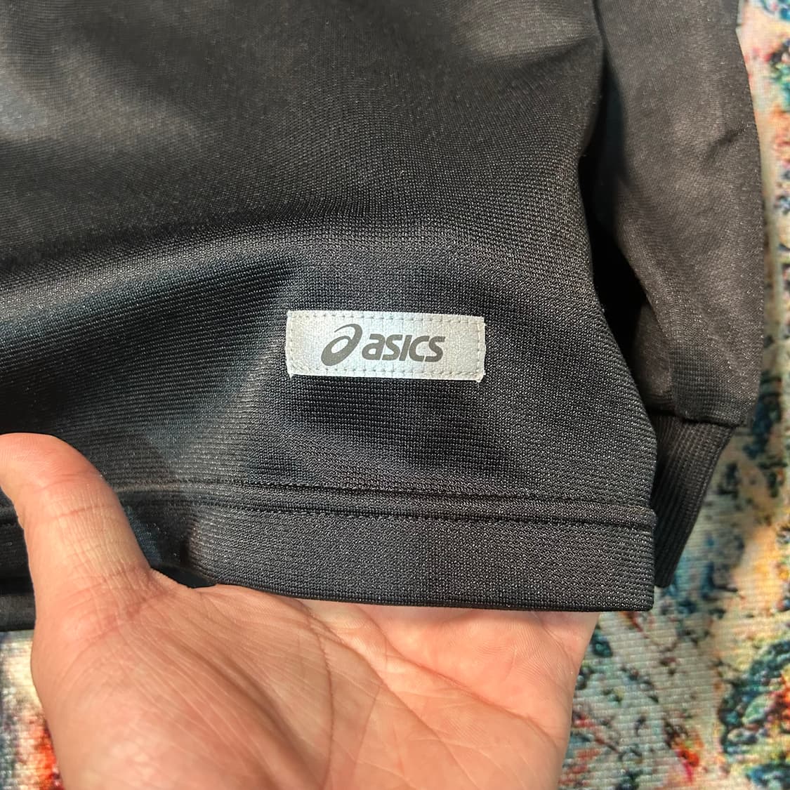 [M] 00s 아식스 재팬 블랙 트랙자켓 상품이미지8