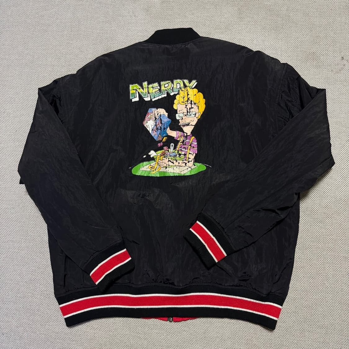 널디 리버시블 바시티 자켓 상품이미지4