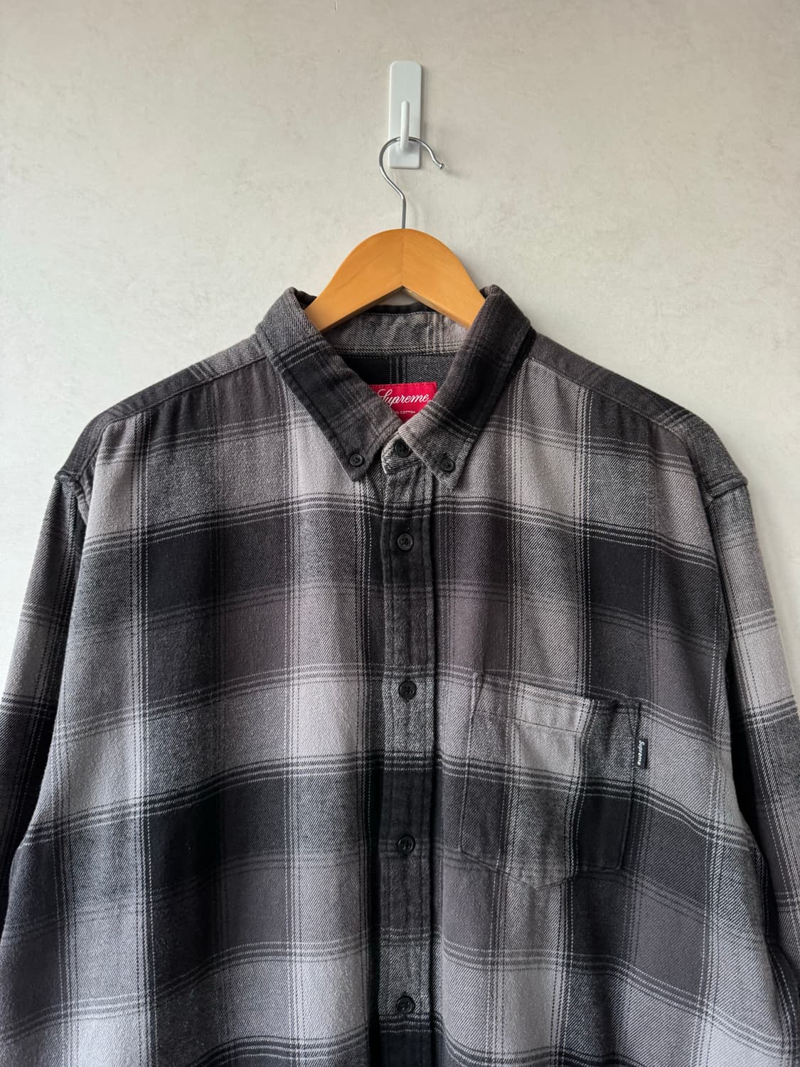 Fw18 슈프림 Shadow Plaid 플란넬 셔츠 상품이미지3