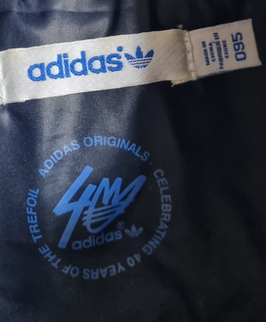 M (66) 아디다스 네이비 덕다운 오리털패딩 40주년 한정판 상품이미지3