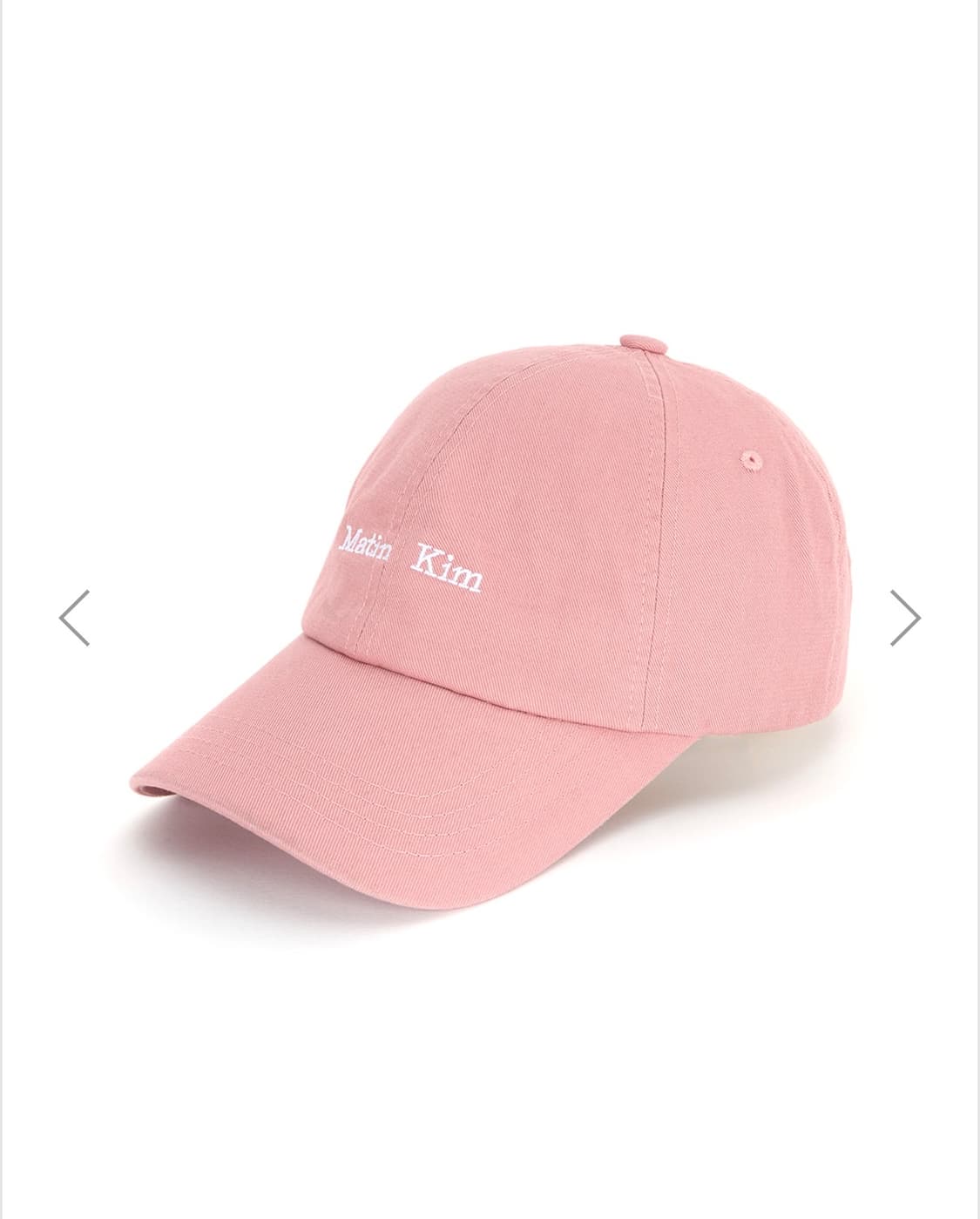 마뗑킴 미니 클래식 로고 볼캡 핑크 상품이미지2