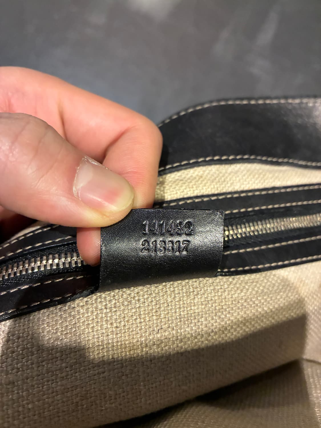 구찌 캔버스 가죽 토트백 숄더백 상품이미지5