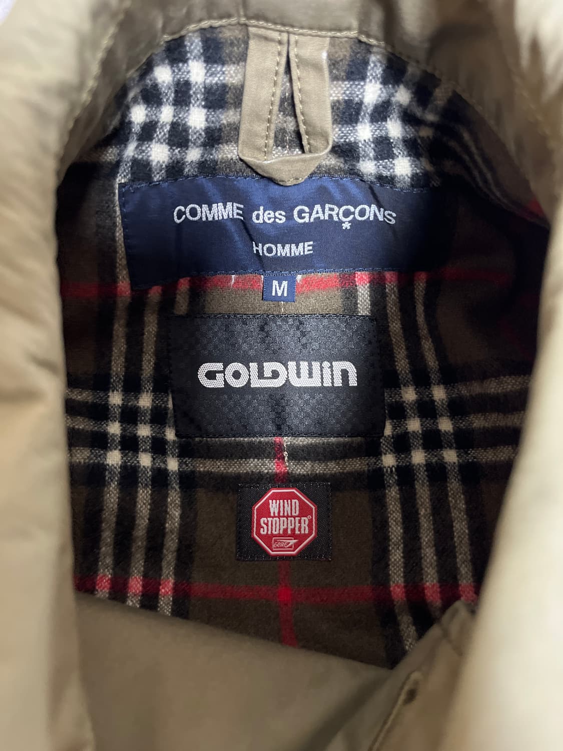 꼼데가르송 옴므 골드윈 피코트 상품이미지5