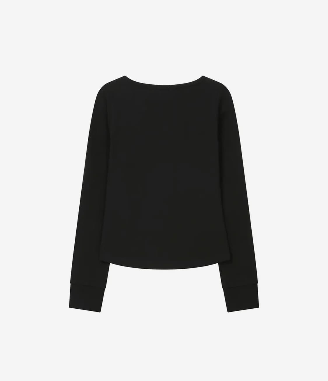 Slash button long sleeves BLACK  상품이미지4