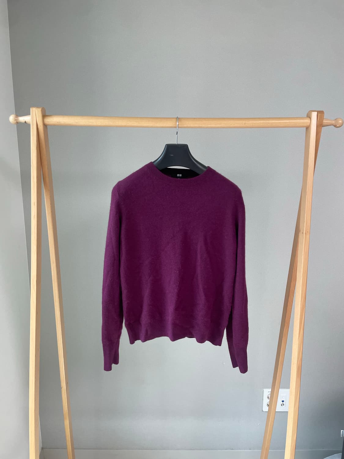 UNIQLO 캐시미어 100% 니트 (버건디) 상품이미지1