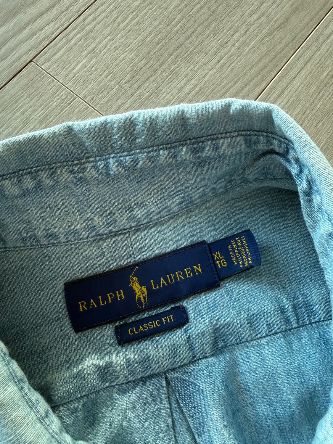 polo 폴로 샴브레이 셔츠 xl 상품이미지3