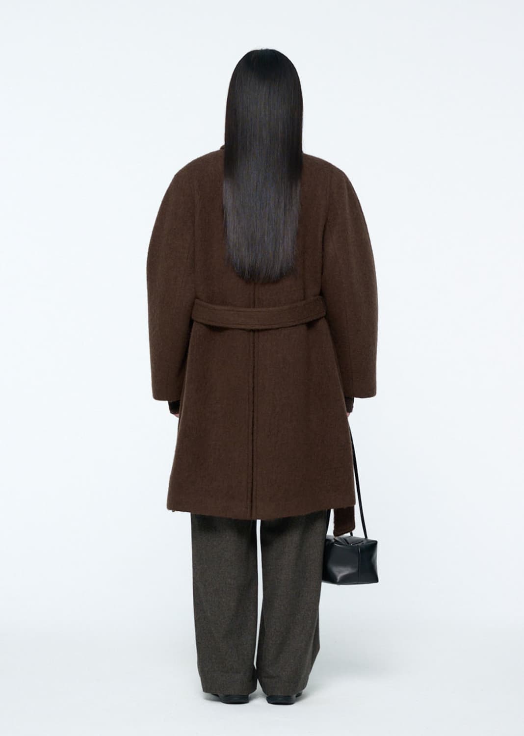 알파카 래글런 코트 브라운 상품이미지2