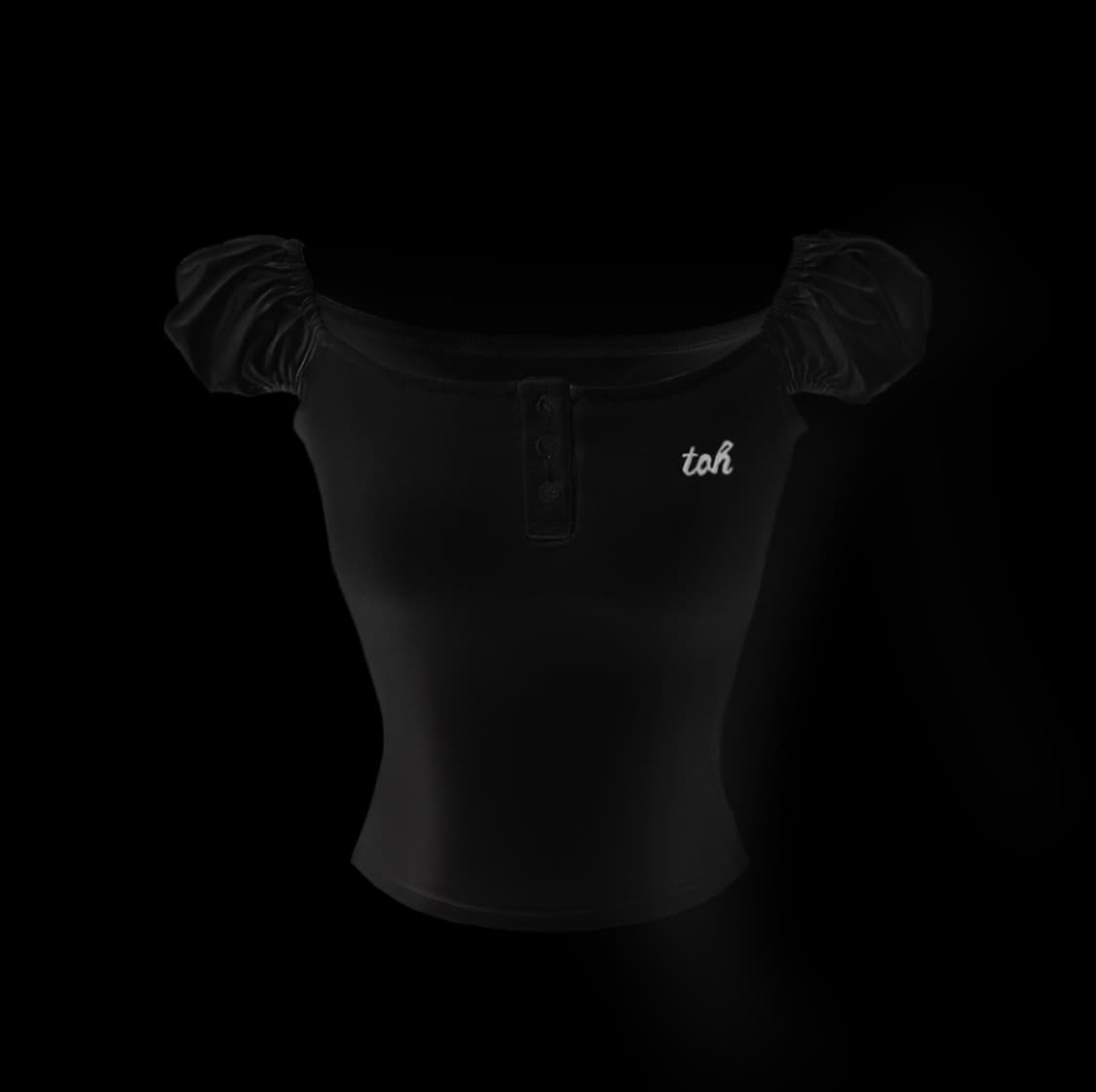 toh CUPID TOP 블랙 상품이미지2