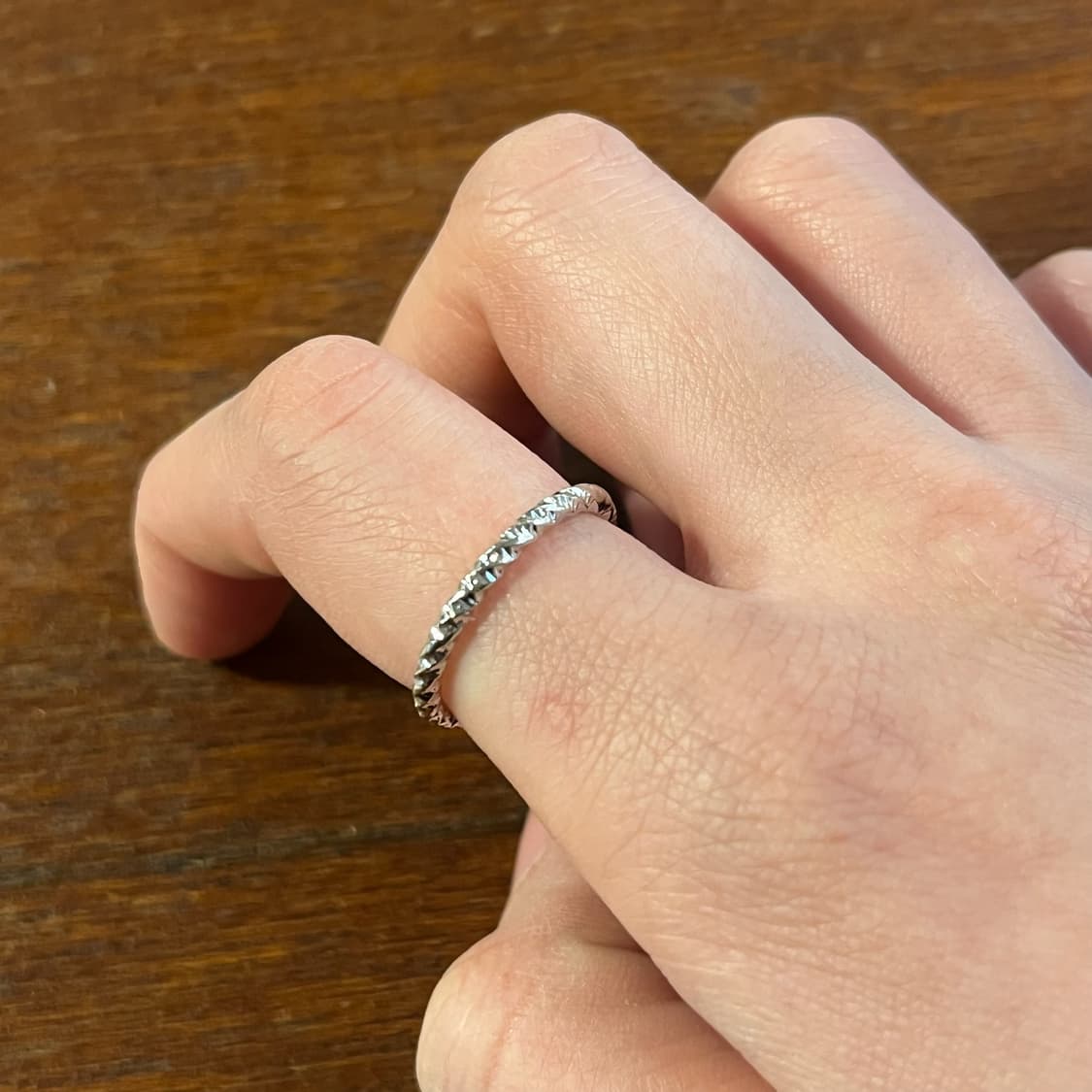 새상품 여성 신주 울퉁불퉁 반지 상품이미지5