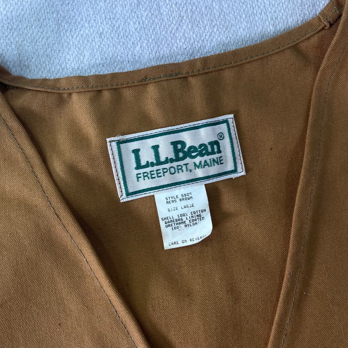 105 엘엘빈 웨스턴 브라운 조끼자켓  상품이미지3