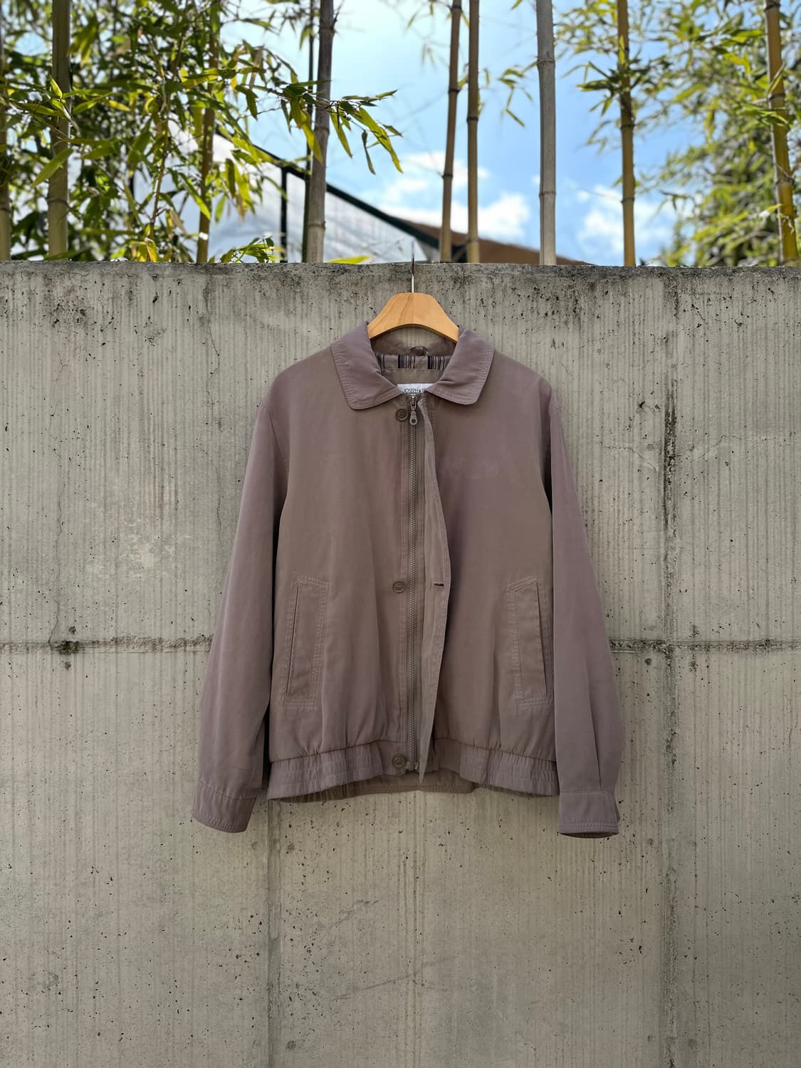 Japenese 버튼 집업 블루종 자켓 상품이미지3