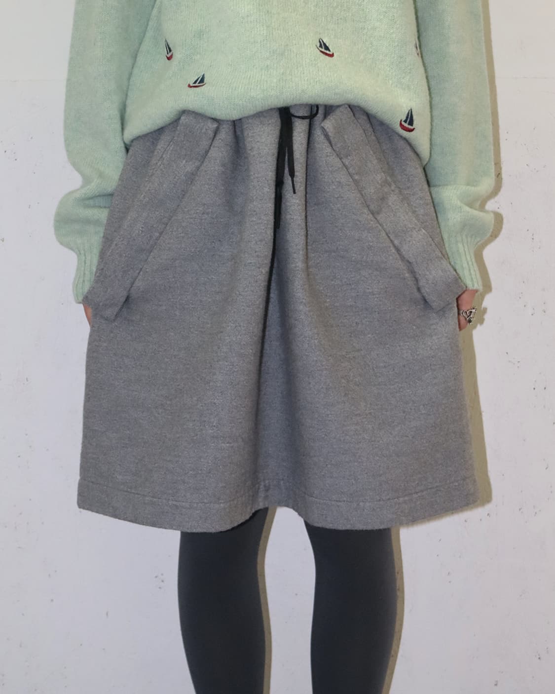 버나드 윌헴 슈슈 스커트 그레이 상품이미지1