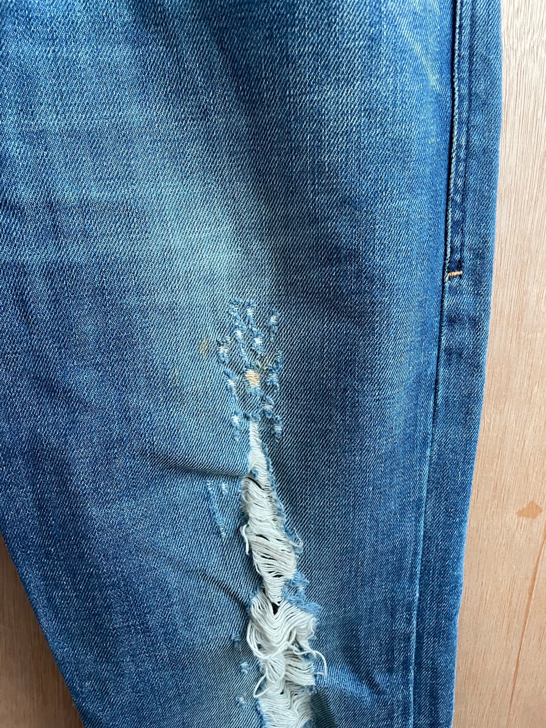 디젤 데미지 플레어 데님 팬츠 상품이미지5