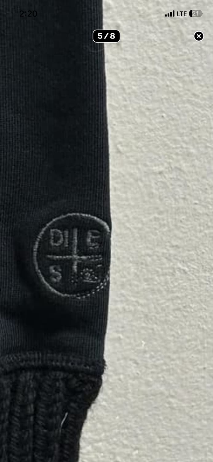 디젤 케이블 니트 블루종 자켓 L 상품이미지4