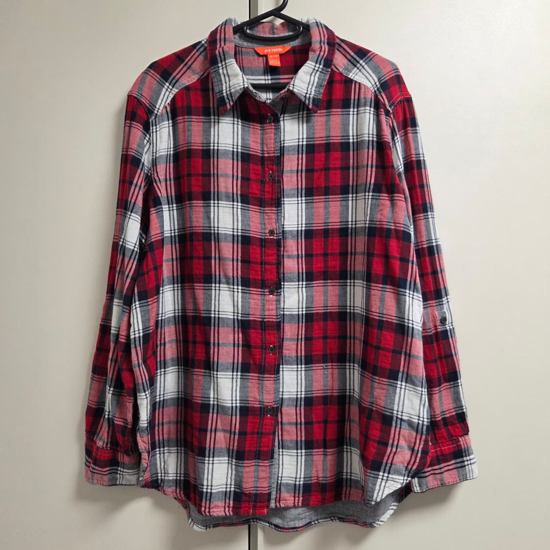 Joe Fresh 캐나다 플란넬 체크 셔츠 L-XL(100-105) 상품이미지1