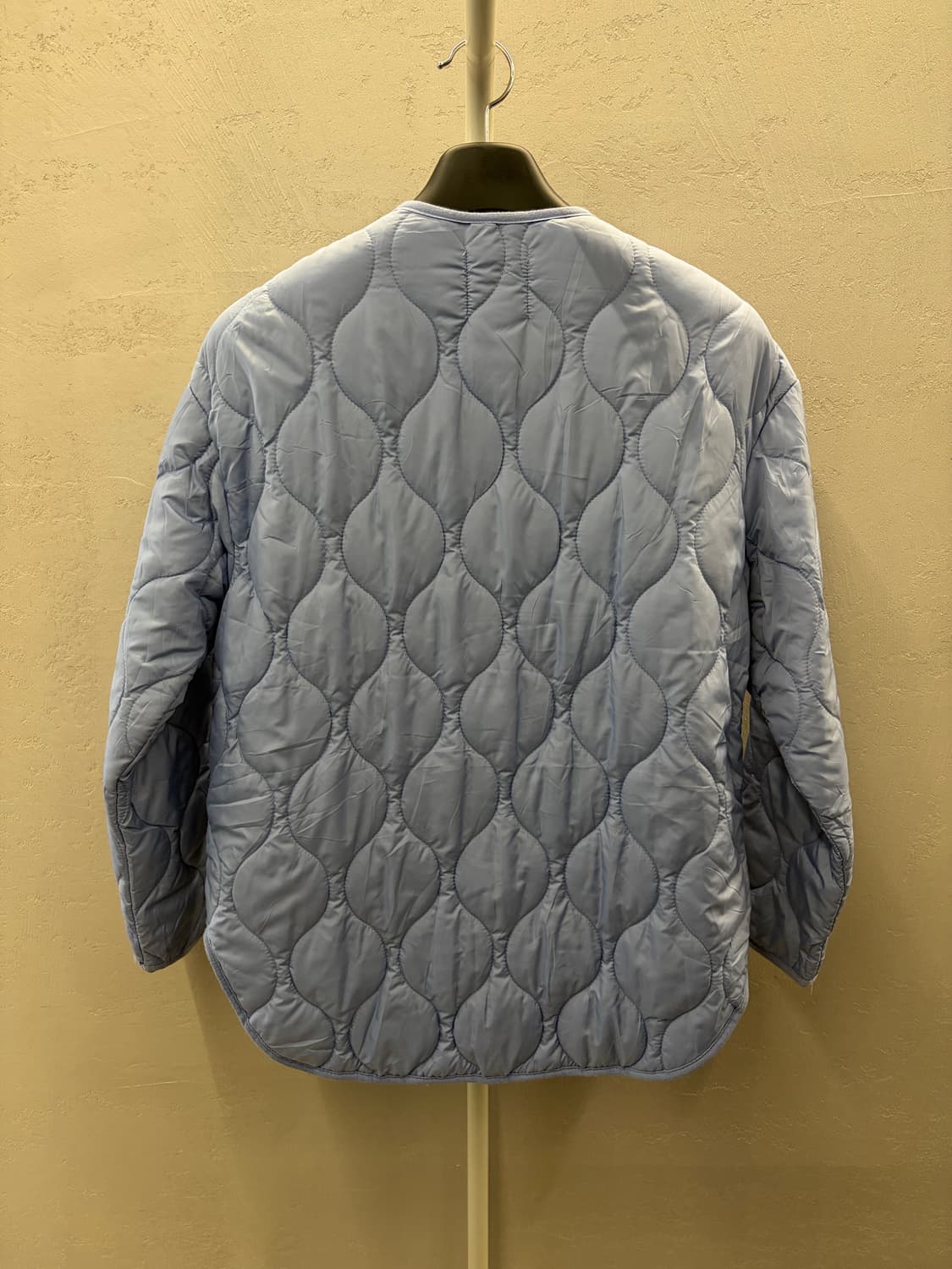 자라 오버사이즈 퀼팅 재킷 라이트 블루 S 상품이미지7