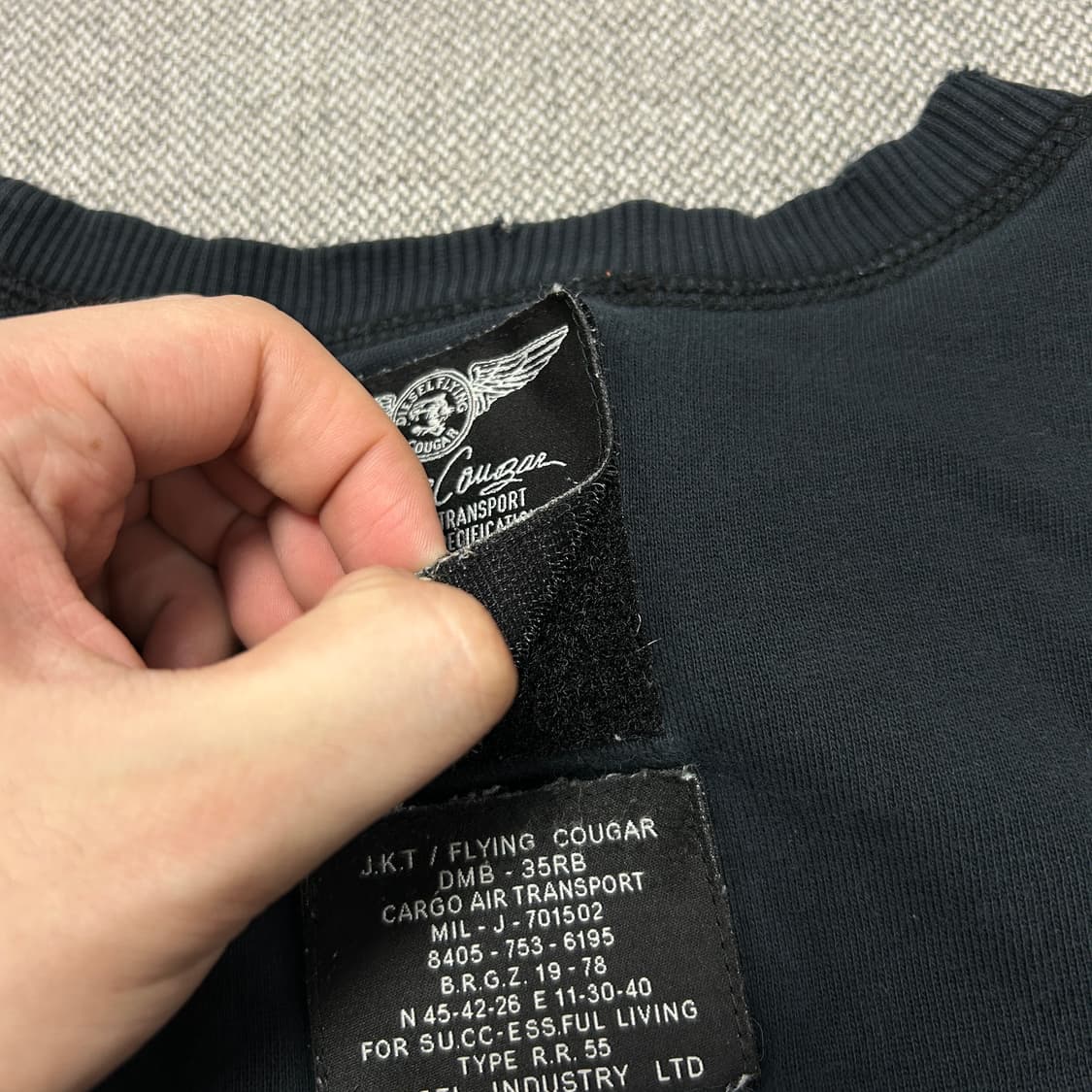 디젤 빈티지 디스 디테일 맨투맨(S) 상품이미지8