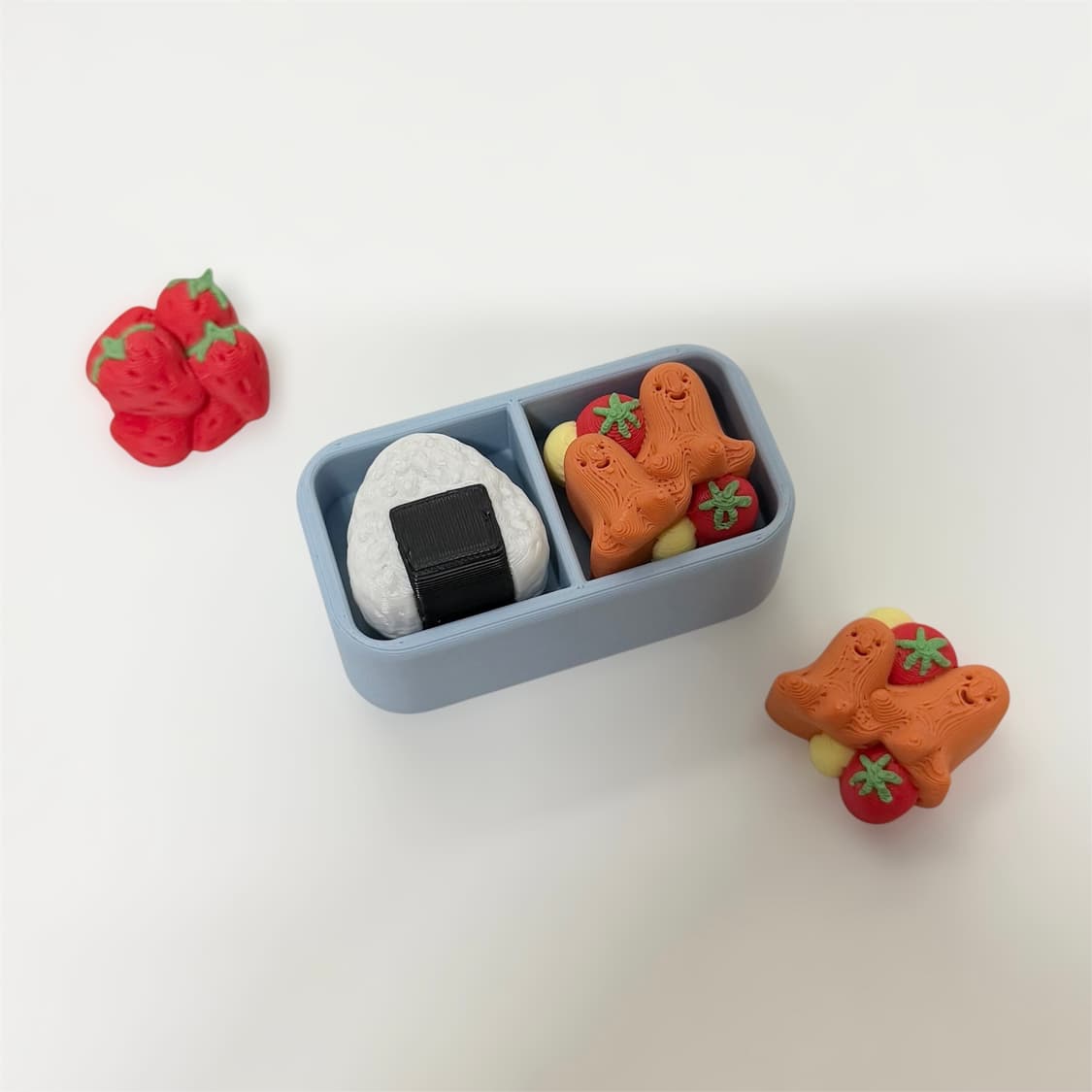 도시락 2구 클리커 클릭커 키캡 키링 피젯토이 상품이미지3