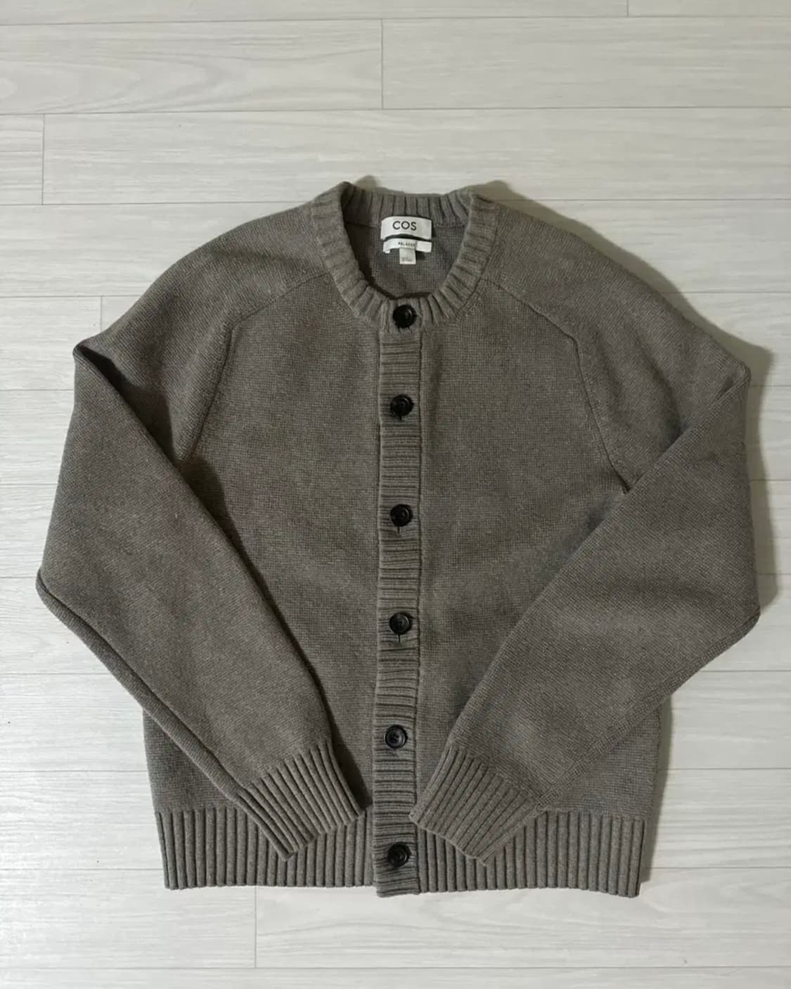 cos 울 블렌드 크루넥 가디건 상품이미지5