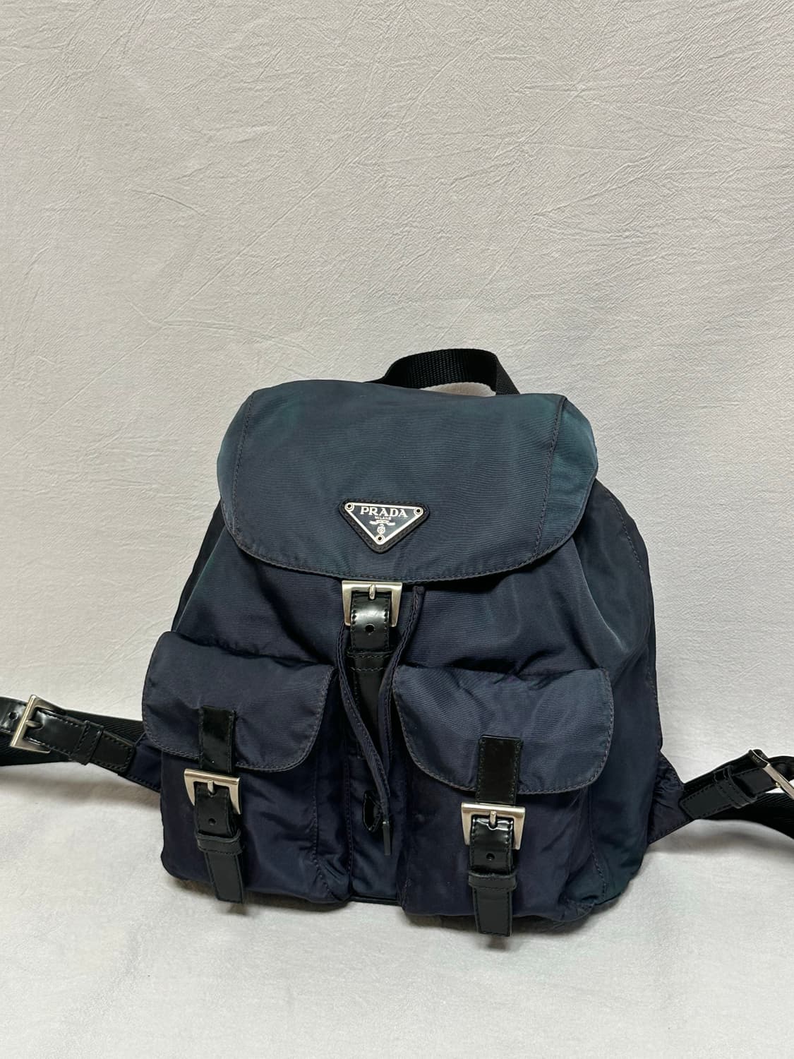 프라다 투포켓 나일론 포코노 백팩 스몰 네이비 상품이미지5