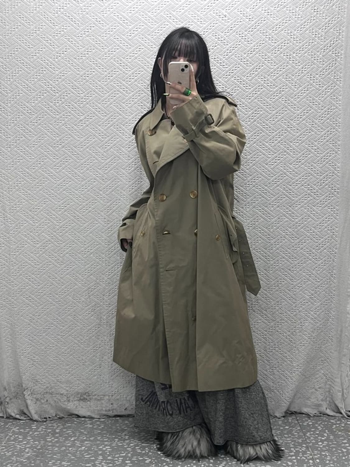 버버리 모던시크 캐주얼 벨티드 트렌치 코트 52 C08529 상품이미지1