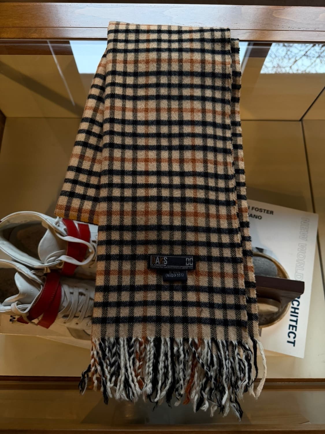 닥스 건클럽패턴 캐시미어혼방 머플러 상품이미지8