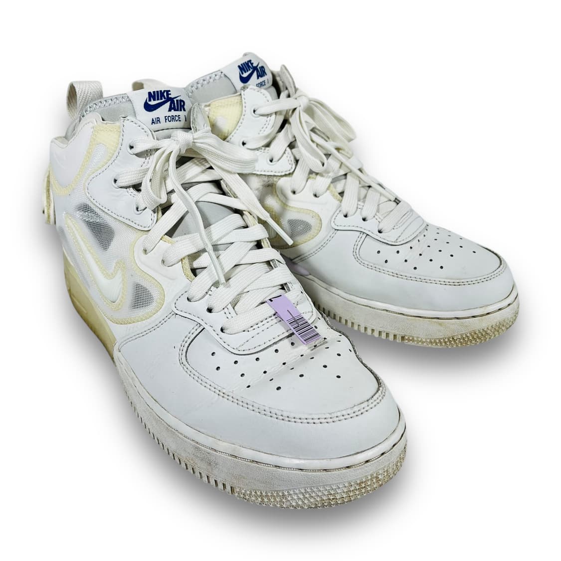 나이키 에어포스 1 미드 리액트 화이트 스니커즈 상품이미지3