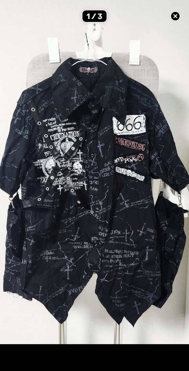Madpunks 매드펑크 셔츠 고스 고딕 펑크 상품이미지1