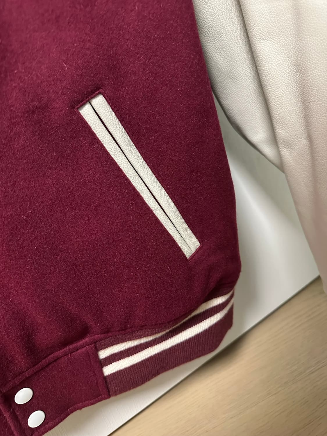 아웃스탠딩 바시티(버건디)[L] 상품이미지5