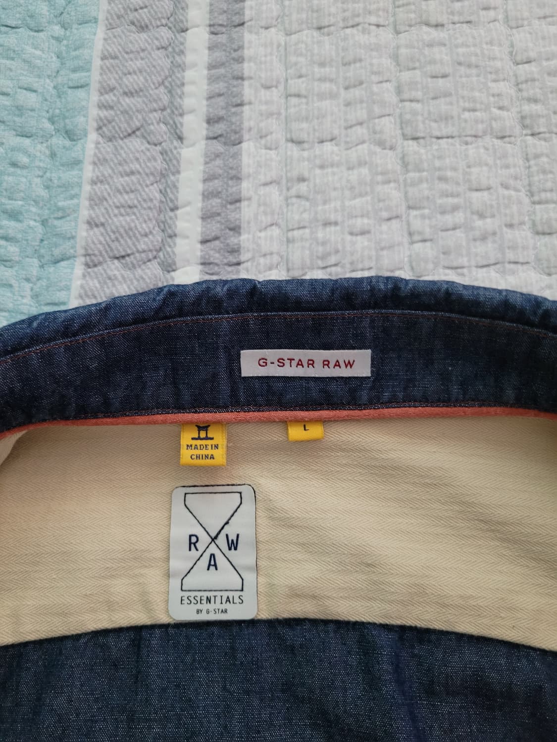 지스타로 Gstarraw. 에센셜 밀리터리 데님셔츠. 95-100사이즈 상품이미지7