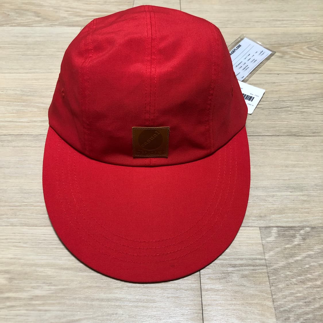 (OS) 헤리티지 플로스 HERITAGE FLOSS 롱빌캡 레드 모자 상품이미지1