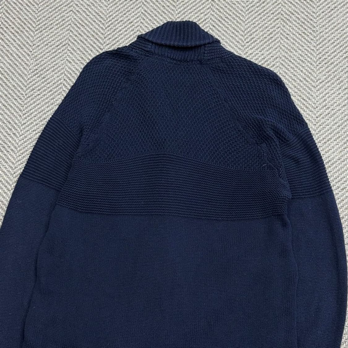 에디바우어 네이비 숄카라 가디건 v1658 상품이미지4