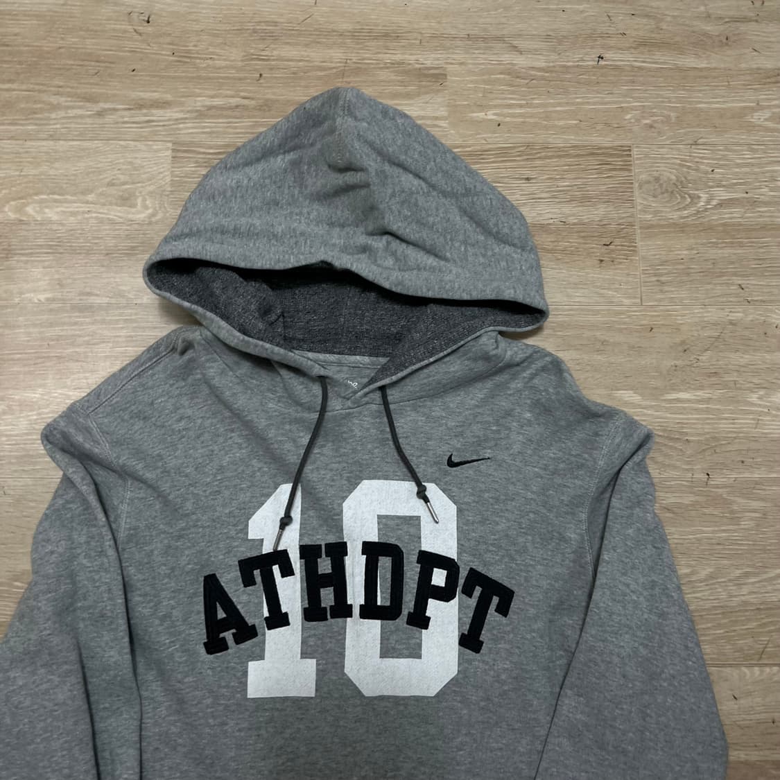 나이키 애슬레틱 뎁트 빅로고 후드 티셔츠 [그레이] M/95 상품이미지2
