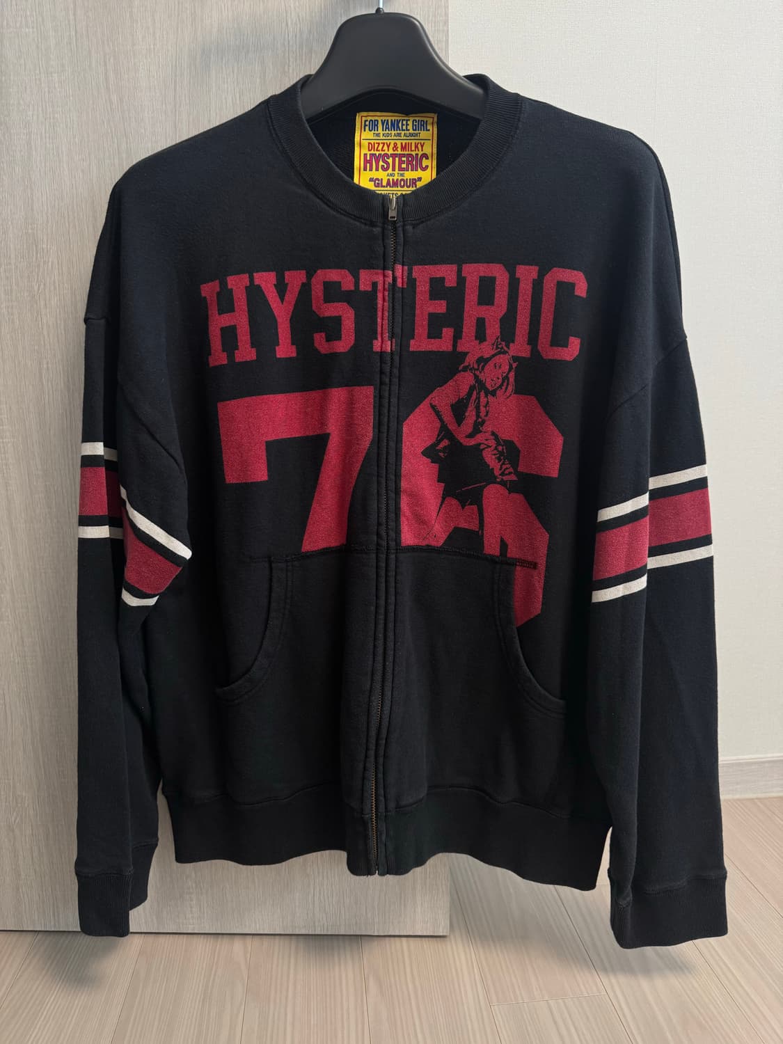 히스테릭글래머 76 집업 상품이미지2