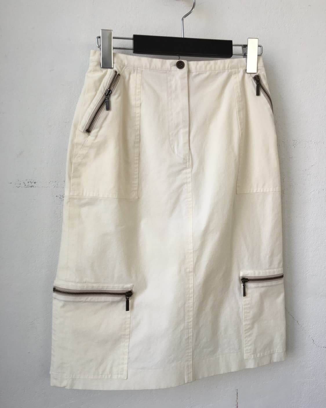 Zipper point midi skirt 상품이미지2