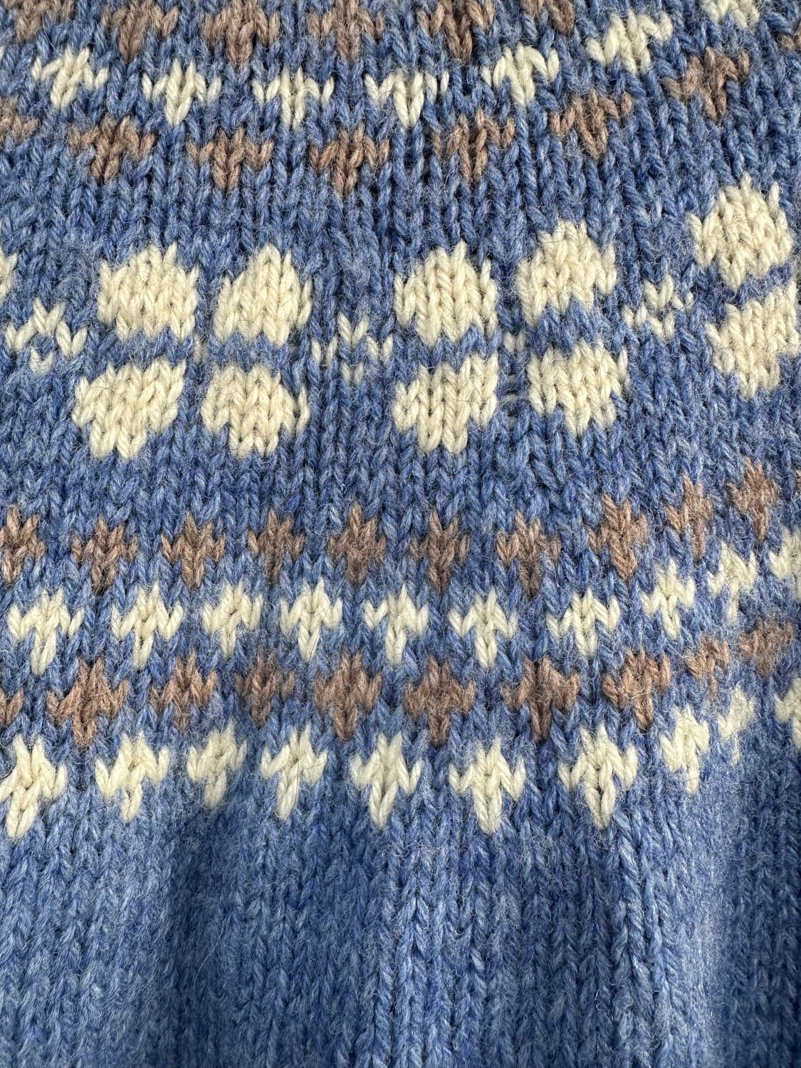 파우더리 블루 노르딕 울니트 상품이미지5