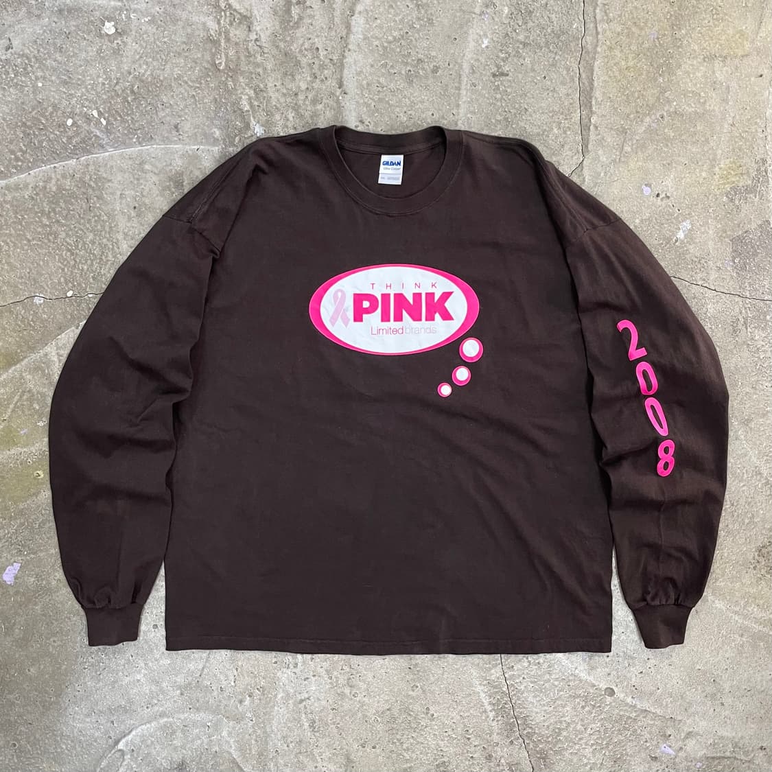 2008 씽크핑크 롱슬리브 2XL 상품이미지1