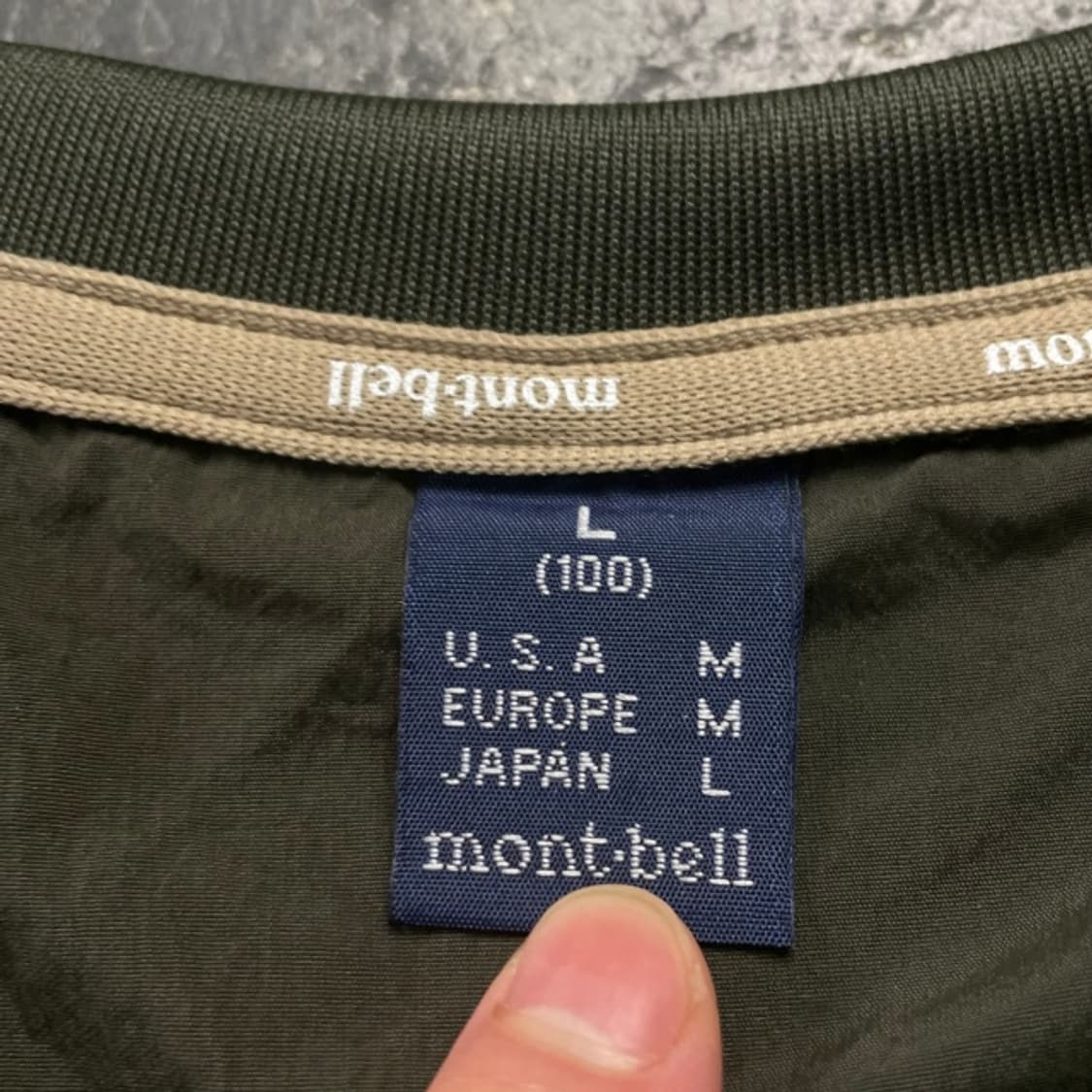 100 몽벨 반팔 웜업 상품이미지3