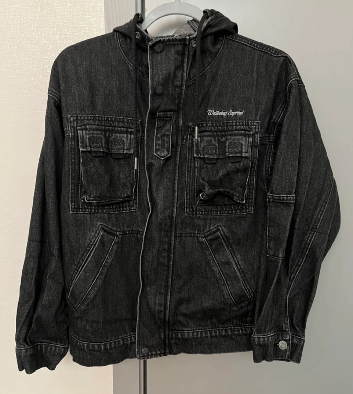 Wellbeing express hood denim jacket 상품이미지3