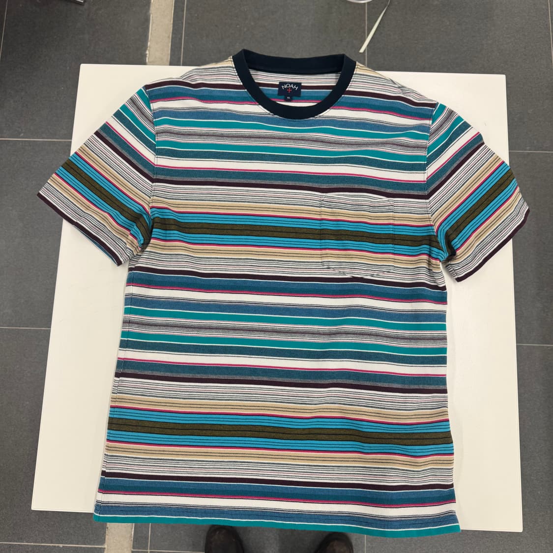 NOAH Stripe Pocket T-shirts 상품이미지1