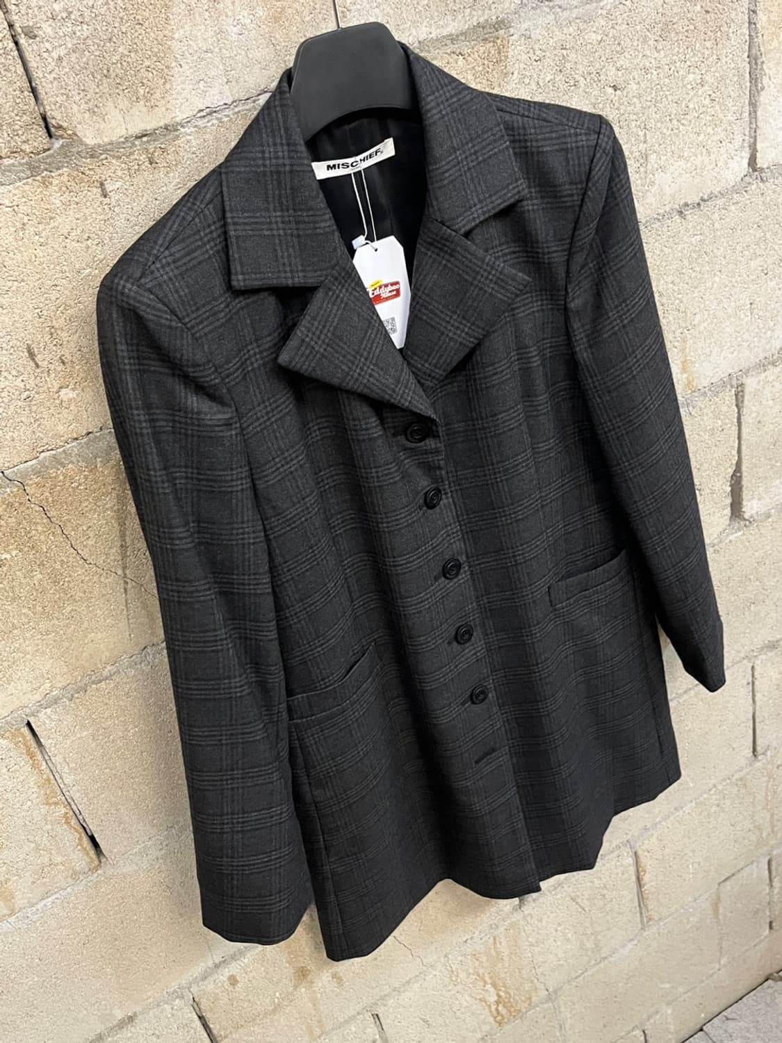 미스치프 19 F/W 체크 울 자켓 상품이미지3